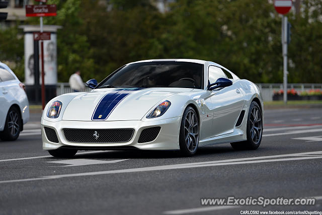 Ferrari 599GTO spotted in Warsaw, Poland