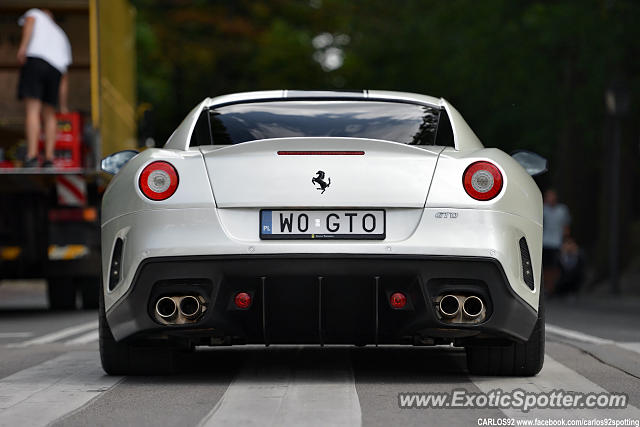 Ferrari 599GTO spotted in Warsaw, Poland