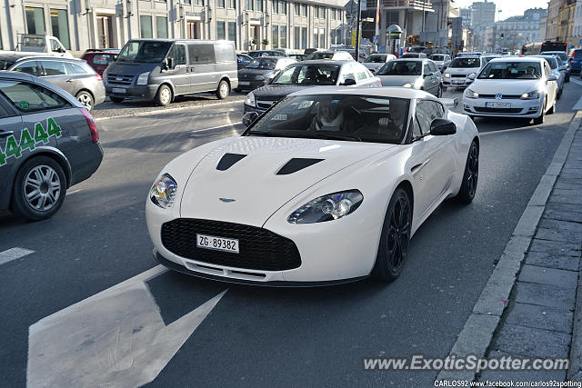 Aston Martin Zagato spotted in Warsaw, Poland