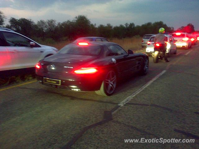 Mercedes SLS AMG spotted in Sandton, South Africa