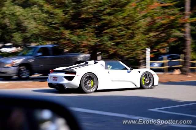 Porsche 918 Spyder spotted in Carmel, California