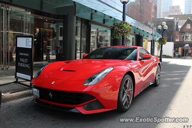 Ferrari F12 spotted in Toronto, Canada