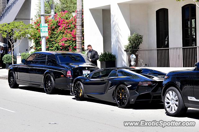 Lamborghini Aventador spotted in Beverly Hills, California