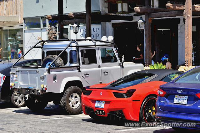 Ferrari 458 Italia spotted in Malibu, California