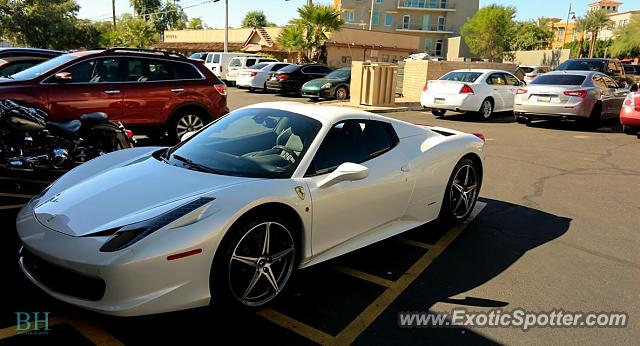 Ferrari 458 Italia spotted in Phoenix, Arizona