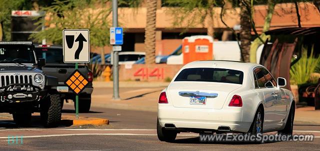 Rolls-Royce Ghost spotted in Phoenix, Arizona