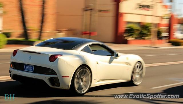 Ferrari California spotted in Phoenix, Arizona