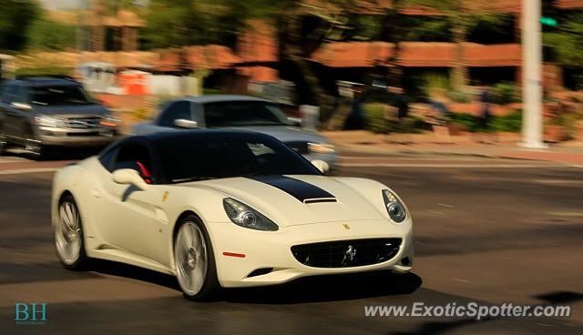 Ferrari California spotted in Phoenix, Arizona