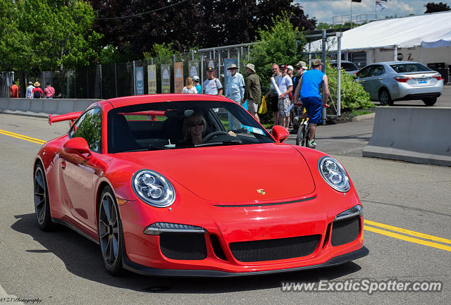 Porsche 911 GT3 spotted in Watkins Glen, New York