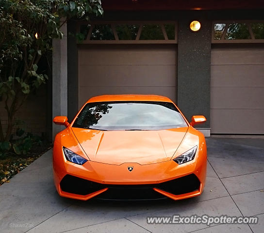 Lamborghini Huracan spotted in Burlington, ON, Canada