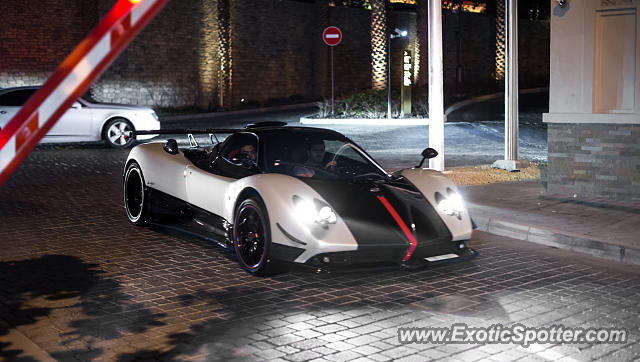 Pagani Zonda spotted in Dubai, United Arab Emirates