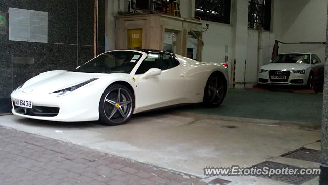 Ferrari 458 Italia spotted in Hong Kong, China