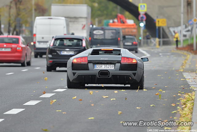 Lamborghini Murcielago spotted in Warsaw, Poland