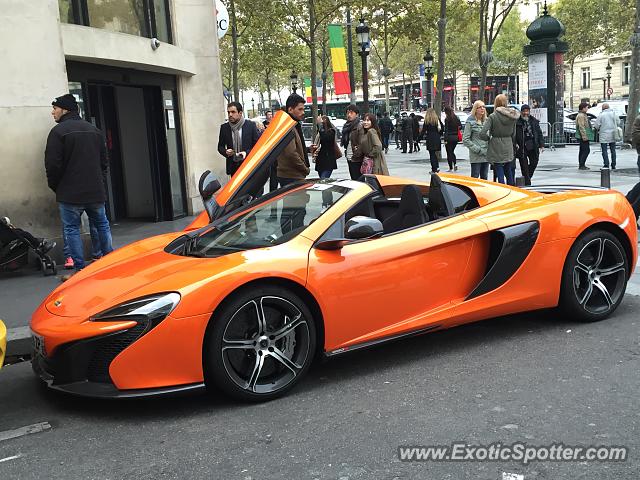 Mclaren 650S spotted in Paris, France