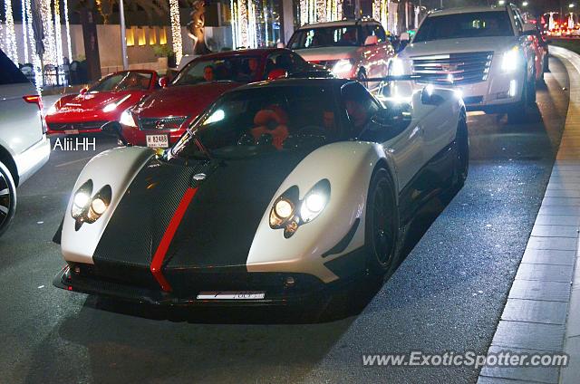 Pagani Zonda spotted in Dubai, United Arab Emirates