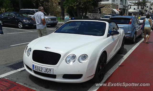 Bentley Continental spotted in Marbella, Spain