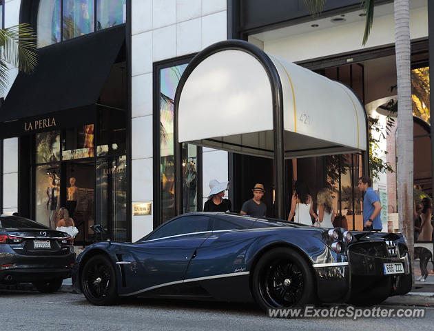 Pagani Huayra spotted in Beverly Hills, California