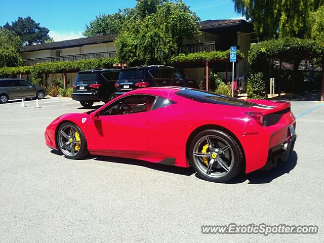 Ferrari 458 Italia spotted in Carmel Valley, California