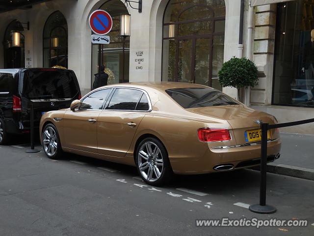 Bentley Continental spotted in Paris, France