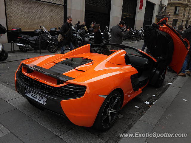 Mclaren 650S spotted in Paris, France