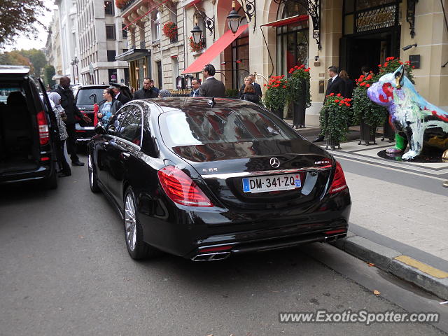 Mercedes S65 AMG spotted in Paris, France