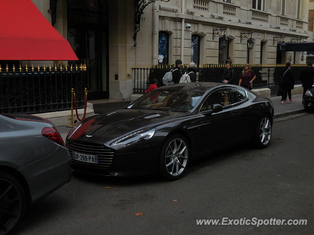 Aston Martin Rapide spotted in Paris, France