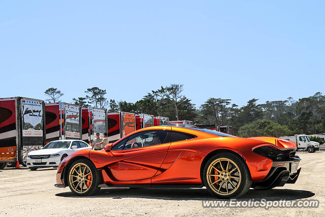 Mclaren P1 spotted in Pebble Beach, California