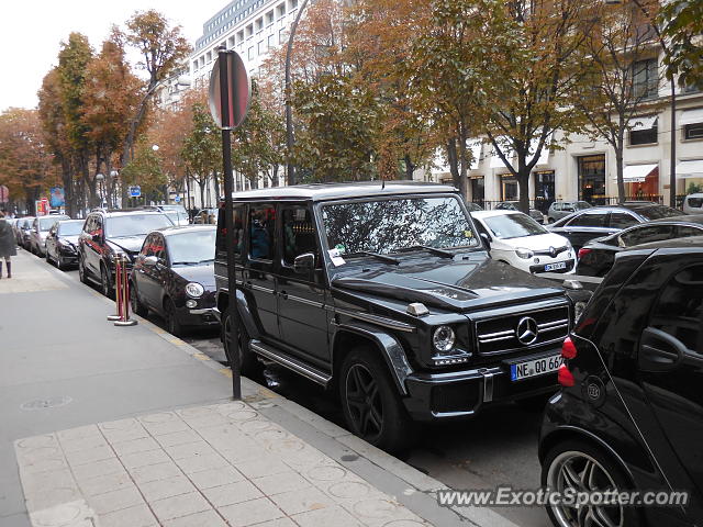 Mercedes S65 AMG spotted in Paris, France