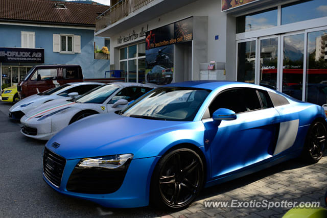 Audi R8 spotted in Visp, Switzerland