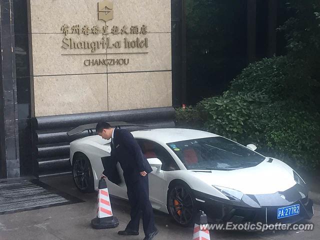 Lamborghini Aventador spotted in Changzhou, China