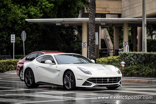 Ferrari F12 spotted in Miami Beach, Florida