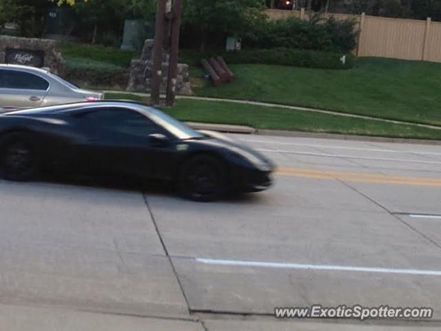 Ferrari 458 Italia spotted in Denver, Colorado