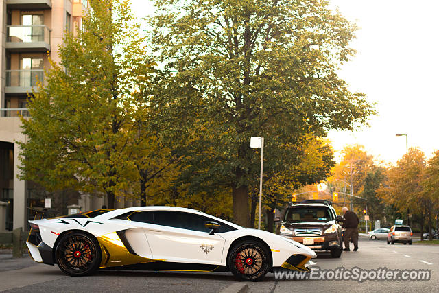 Lamborghini Aventador spotted in Toronto, Canada