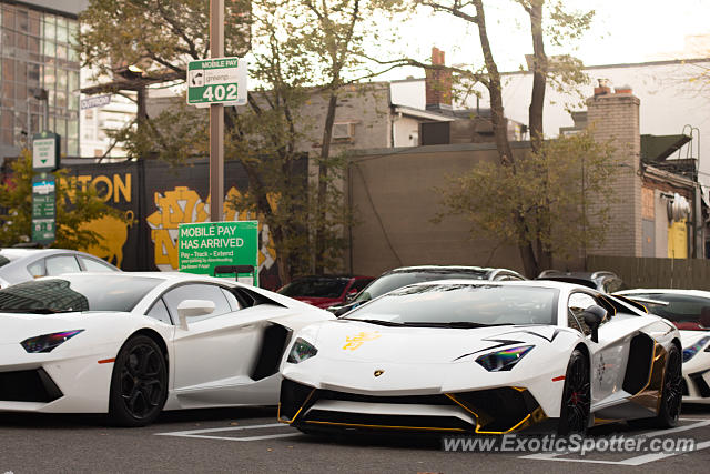 Lamborghini Aventador spotted in Toronto, Canada