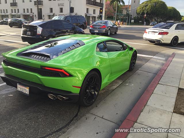 Lamborghini Huracan spotted in Beverly Hills, California