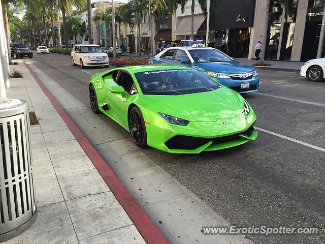 Lamborghini Huracan spotted in Beverly Hills, California