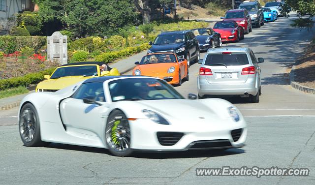 Porsche 918 Spyder spotted in Carmel, California