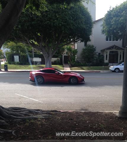 Ferrari F12 spotted in Beverly Hills, California