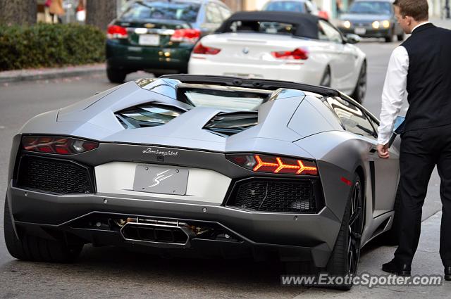 Lamborghini Aventador spotted in Beverly Hills, California