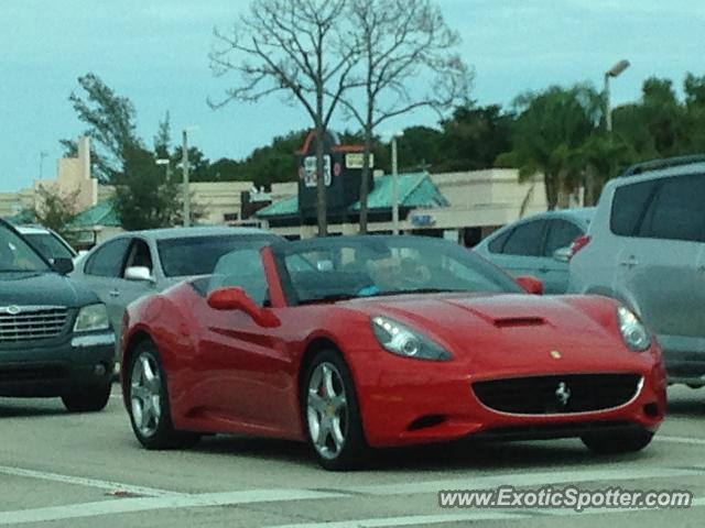 Ferrari California spotted in Stuart, Florida