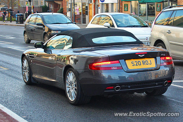 Aston Martin DB9 spotted in Cambridge, United Kingdom