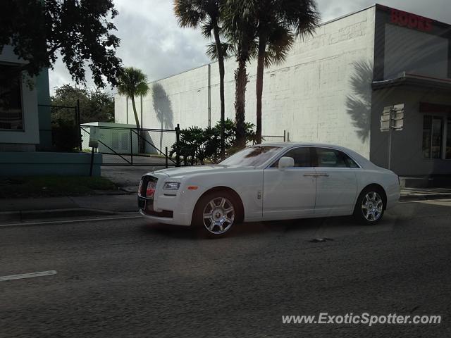 Rolls-Royce Ghost spotted in Fort Lauderdale, Florida