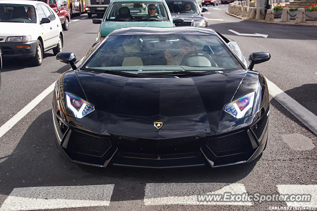 Lamborghini Aventador spotted in Warsaw, Poland