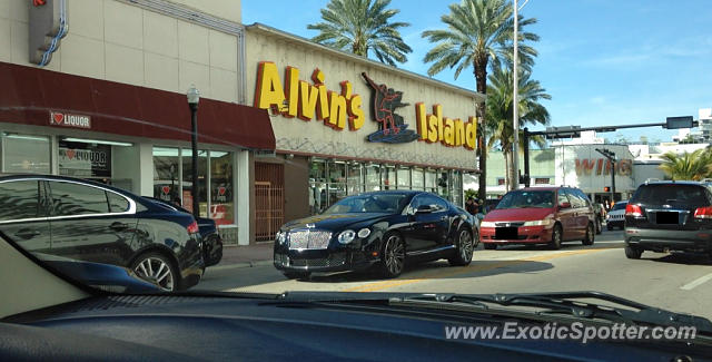 Bentley Continental spotted in Miami Beach, Florida