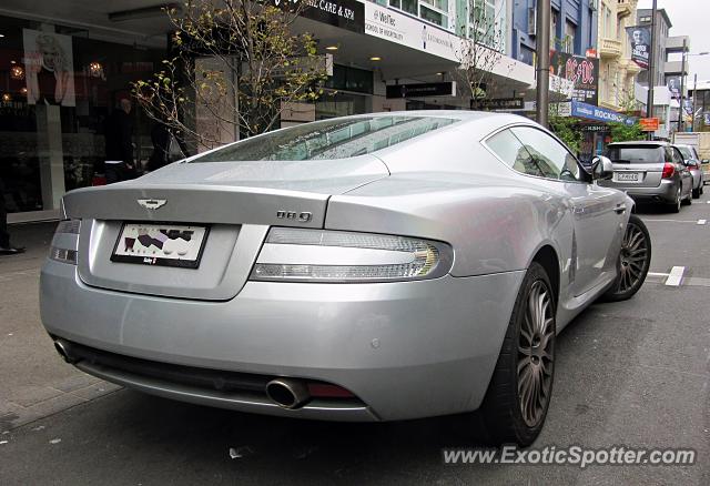 Aston Martin DB9 spotted in Wellington, New Zealand