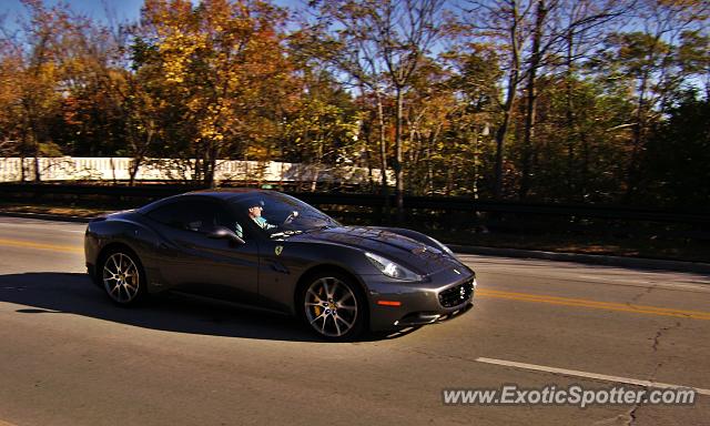 Ferrari California spotted in Winnetka, Illinois