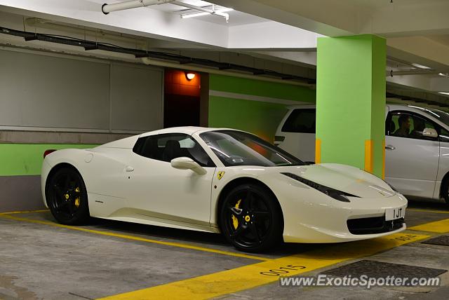 Ferrari 458 Italia spotted in Hong Kong, China