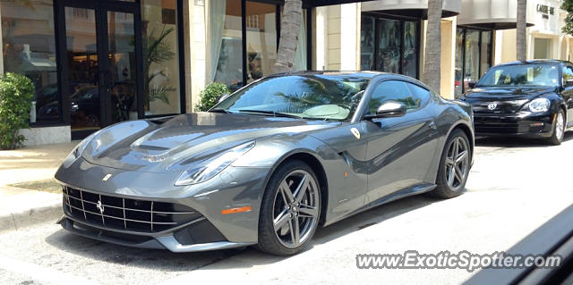 Ferrari F12 spotted in Palm Beach, Florida