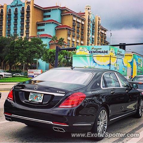 Mercedes Maybach spotted in Fort Lauderdale, Florida