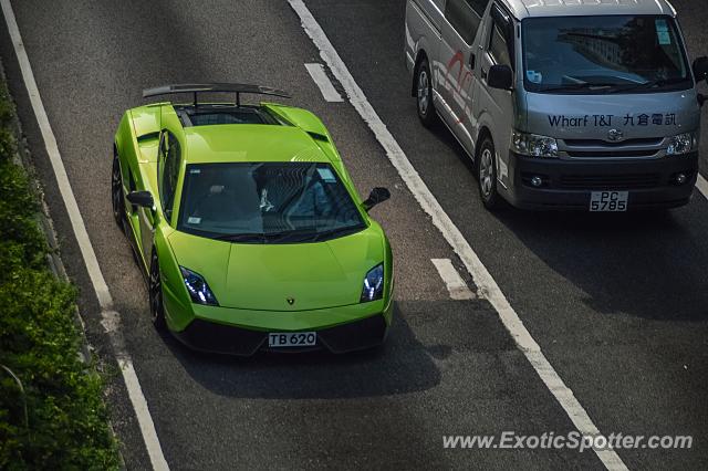 Lamborghini Gallardo spotted in Hong Kong, China